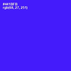 #441BFB - Purple Heart Color Image