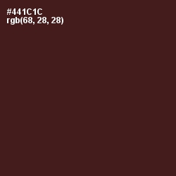 #441C1C - Cocoa Bean Color Image