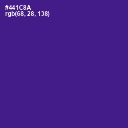 #441C8A - Pigment Indigo Color Image