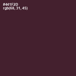 #441F2D - Wine Berry Color Image