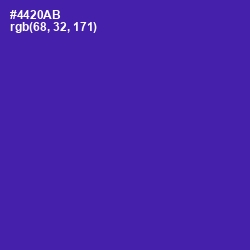 #4420AB - Daisy Bush Color Image