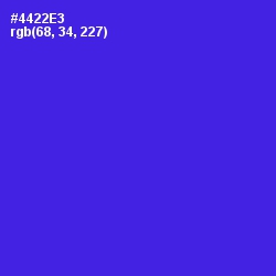 #4422E3 - Purple Heart Color Image