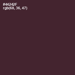 #44242F - Livid Brown Color Image