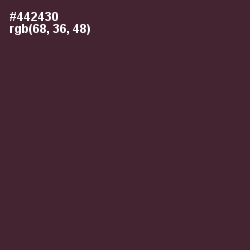 #442430 - Livid Brown Color Image