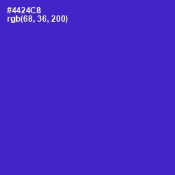 #4424C8 - Purple Heart Color Image