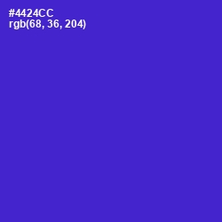 #4424CC - Purple Heart Color Image