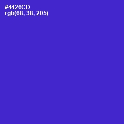 #4426CD - Purple Heart Color Image