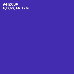 #442CB0 - Daisy Bush Color Image