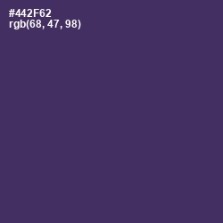 #442F62 - Bossanova Color Image