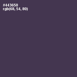 #443650 - Voodoo Color Image