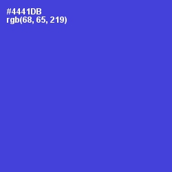 #4441DB - Royal Blue Color Image