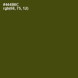 #444B0C - Bronze Olive Color Image