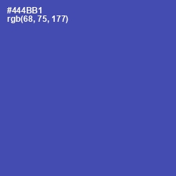 #444BB1 - San Marino Color Image