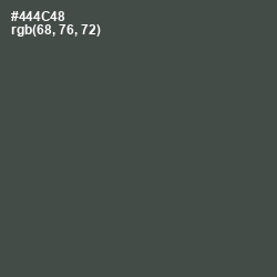 #444C48 - Gravel Color Image