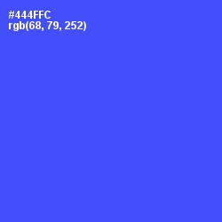 #444FFC - Royal Blue Color Image
