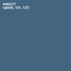#44657F - Blue Bayoux Color Image