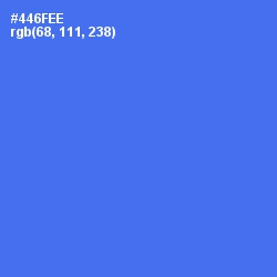 #446FEE - Royal Blue Color Image