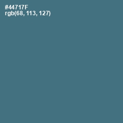#44717F - Faded Jade Color Image