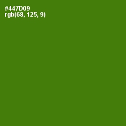 #447D09 - Green Leaf Color Image