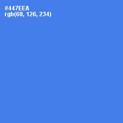 #447EEA - Royal Blue Color Image