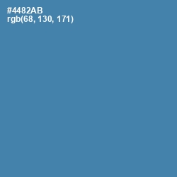 #4482AB - Steel Blue Color Image