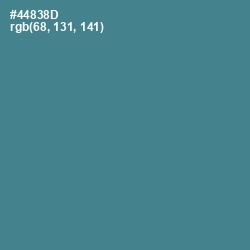 #44838D - Smalt Blue Color Image