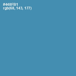 #448FB1 - Steel Blue Color Image