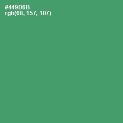 #449D6B - Viridian Color Image