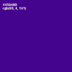 #45048D - Pigment Indigo Color Image