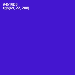 #4516D0 - Purple Heart Color Image