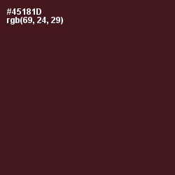 #45181D - Cocoa Bean Color Image