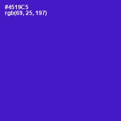 #4519C5 - Purple Heart Color Image