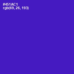 #451AC1 - Purple Heart Color Image