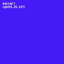 #451AF7 - Purple Heart Color Image