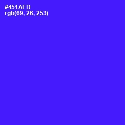 #451AFD - Purple Heart Color Image