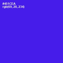 #451CEA - Purple Heart Color Image