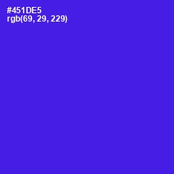 #451DE5 - Purple Heart Color Image