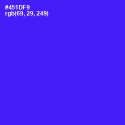 #451DF9 - Purple Heart Color Image