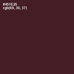 #451E25 - Wine Berry Color Image
