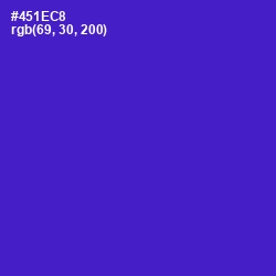 #451EC8 - Purple Heart Color Image