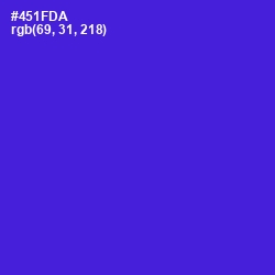 #451FDA - Purple Heart Color Image