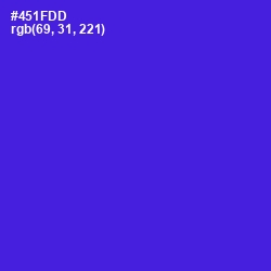 #451FDD - Purple Heart Color Image