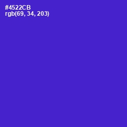 #4522CB - Purple Heart Color Image