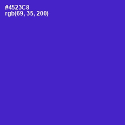 #4523C8 - Purple Heart Color Image