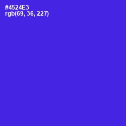 #4524E3 - Purple Heart Color Image