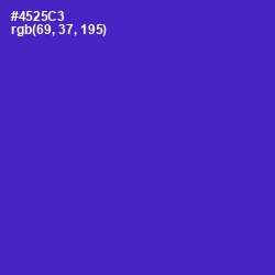 #4525C3 - Purple Heart Color Image