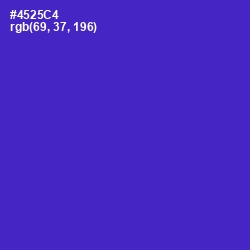 #4525C4 - Purple Heart Color Image