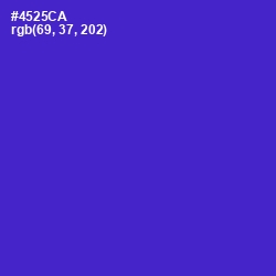 #4525CA - Purple Heart Color Image