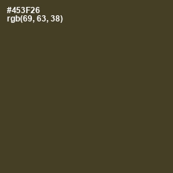 #453F26 - Lisbon Brown Color Image