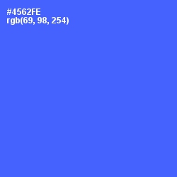 #4562FE - Royal Blue Color Image